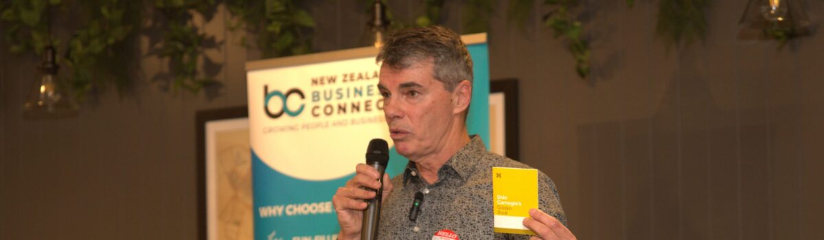 NZ Business Connect Host Informative Meeting For Members With Michael Shaw From Dale Carnegie As Guest Speaker